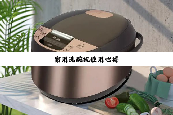 家用洗碗机使用心得